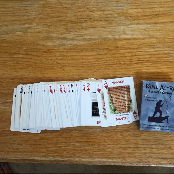 Deck of Cards - Fishermen’s Reel Action Hookin & Cooking cards - great graphics - Picture 4 of 9